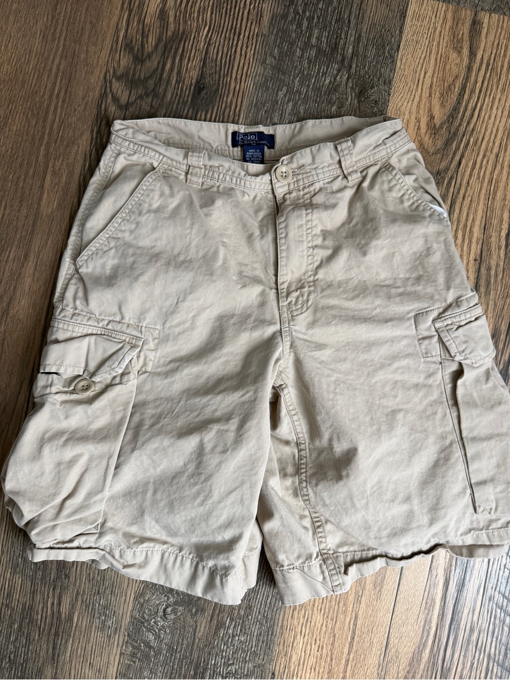 Polo Ralph Lauren Boys Beige Cargo Shorts
